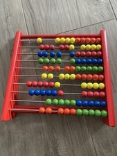 ❌wie NEU Eichhorn Holz Rechenrahmen Bunt Einwandfrei Zustand Rechnen Zählrahmen