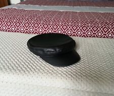 Marinesoldatenhut Damen schwarz Leder mit Schirm