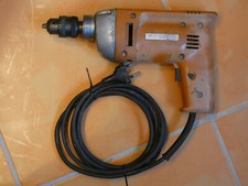 DDR Bohrmaschine HB 10-1 vom VEB Mansfeld Kombinat mit Schlagbohrvorsatz (58M)