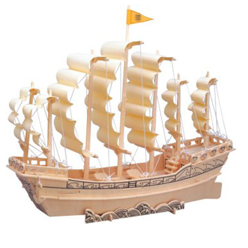 Ming dynastie segelschiff - segelschiff, 3d