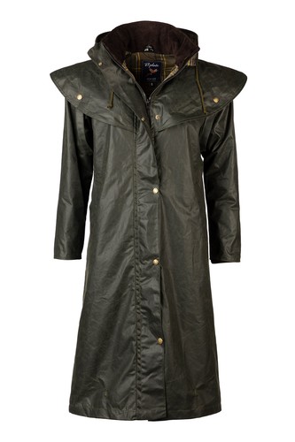 Lange wachsjacke für damen - wachsjacke,