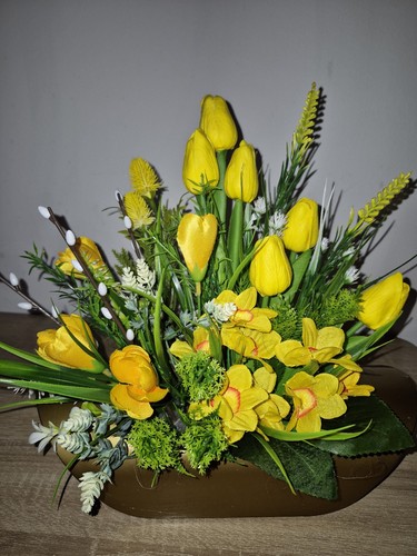 Blumengesteck kunstblumen - blumengesteck,