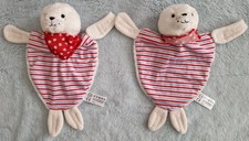 2 x TCM TCHIBO SCHMUSETUCH ROBBE SEEHUND * UNBESCHMUST * KUSCHELTUCH