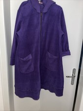 Witziger Fleece Mantel In Lila