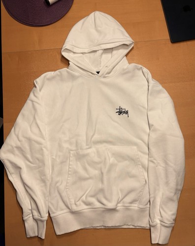 Stüssy hoodie weiß backprint - hoodie,