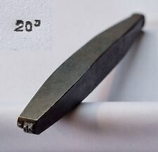 Alte Punze Schlagstempel / Punziereisen "20 Grad" um 1920 - Goldschmied /Graveur