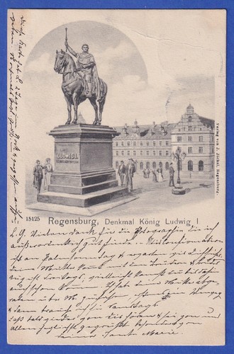 Bayern alte regensburg - bayern, ak
