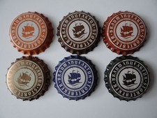 6 Kronkorken:  Stralsunder Brauerei, Störtebecker, Vorpommern, Germany