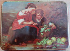 alte Blechdose Mondamin - als Zugabe noch eine kleinere Blechdose - siehe Bilder