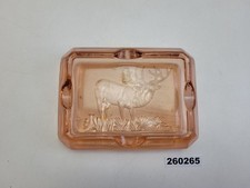 Aschenbecher Pressglas Rosa