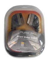 PURE AV Scart Video Cable Connect Videorecorder DVD Player Kabelbox Sat Receiver