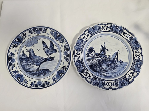 Delft blau wandteller - 2,