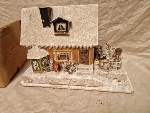 Altes lichterhaus pappe mit - altes,