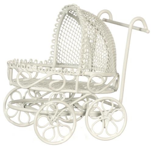 Puppenhaus kinderwagen weißes - kinderwagen,