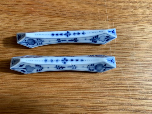Antik meissen messerbank - 2x,
