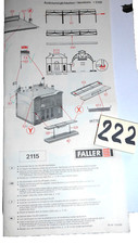 Faller 2115 "Bahnhof Mittelstadt" original Anleitung