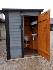 WC Mobiles Toilette, Hölzerne