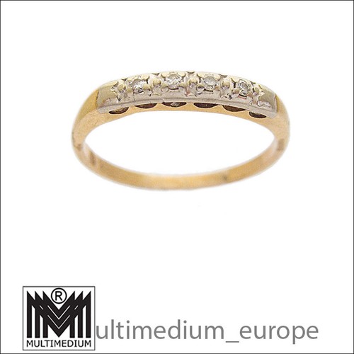 585 gelbgold diamant ring - gelbgold,