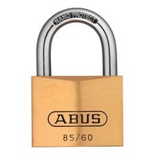 ABUS Zylindervorhangschloss 85/60 Messingschloss Vorhangschloss Messing Schloss