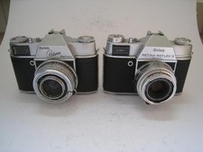 Kodak Retina Reflex u. Retina Reflex S, alte Kamera, Fotoapparat, Konvolut 2 St.
