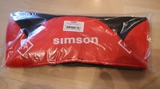 Simson S51 Sitzbezug schwarz rot strukturiert wasserdicht S51 E S70 E Enduro