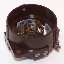 Aufsteck-Bajonett-Fassung T1678 für Röhre RL12P35 u.a. / komplett / gebraucht