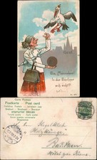 Scherzkarte Alte Frau und