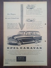 Opel Olympia Rekord Caravan, Urlaub, Werbung advert pubblicità Reklame, 1955