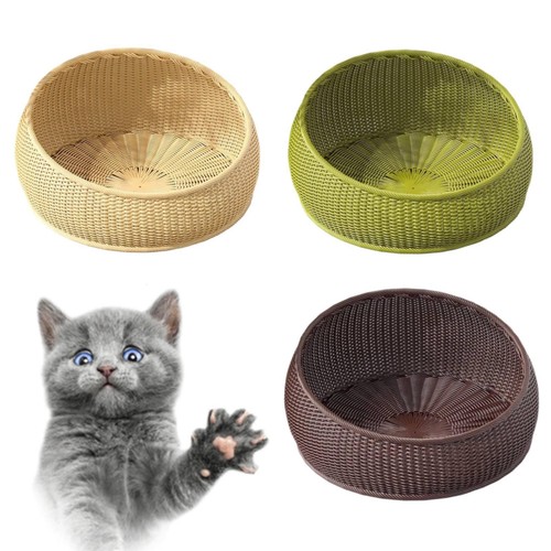 Katzenbett aus weide - aus,