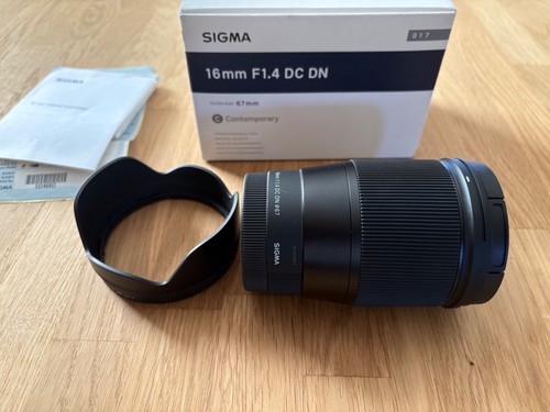 Sigma 16mm dn sony - dc,