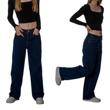 Damen Mom Jeans Bootcut High