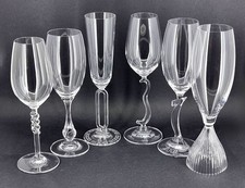 6 X Riedel Champagnerglas Sektglas 1998, 1999, 2000, 2001 ,2002 ,2003