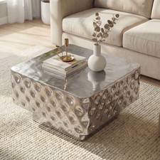 Couchtisch 60cm silber - 60cm,