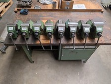 8x Schraubstock Garant 100 – Backenbreite 100 mm Schlosser Werkbankschraubstock