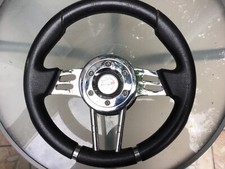 Sport Leder Lenkrad VW Ford 17mm Sechskantaufnahme. Durchmesser 300mm