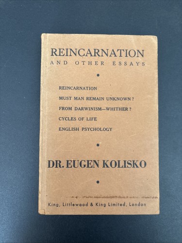 Reincarnation and other essays - and,