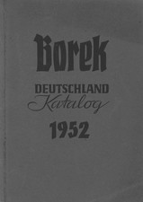 Borek Deutschland Katalog 1952