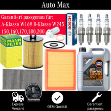 Filterset Inspektionspaket MERCEDES A-Klasse B-Klasse W169 W245 160 170 180 200