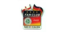 Fußball Sport Pin DFB Fanclub UEFA EM 2016 Nord Irland vs. Deutschland Paris