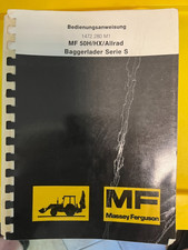 Betriebsanleitung  Massey Ferguson MF 50H/HX Allrad Baggerlader Serie S