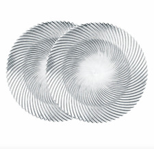 Nachtmann Dancing Stars Samba Platzteller Set, 4er Set, Kristallglas, Ø 32 cm