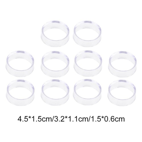 10pcs acryl klar transparenter - 10pcs,