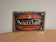 Blechschild VAUXHALL British