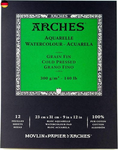 Arches aquarellblock holz - arches,