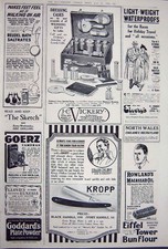 Original alte Vintage Print Reklame 1922 Scotch Whisky Rollstühle Kropp