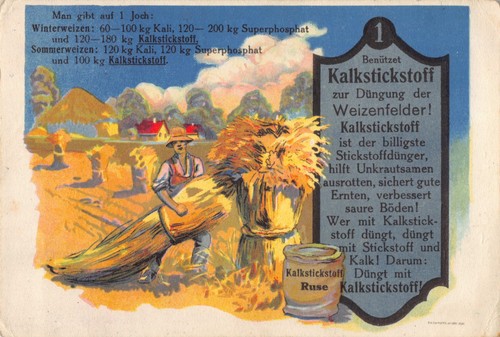 Reklame dünger kalkstickstoff - dünger,
