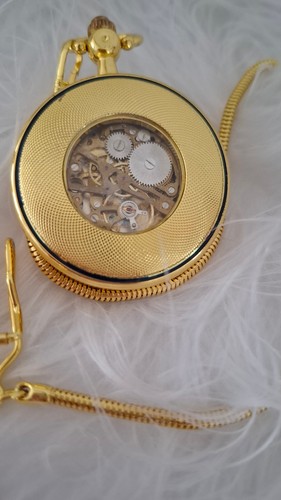 Taschenuhr edelstahl gold - taschenuhr,
