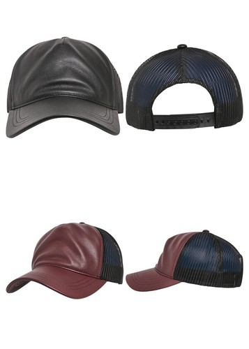 Flexfit snapback lederoptik - snapback,