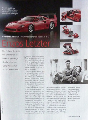 Ferrari f40 12 von - f40, 1-12