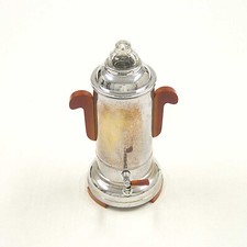 ALTER ROWENTA PERKOLATOR, Kaffeeautomat, elektrisch, vernickelt, Art Déco